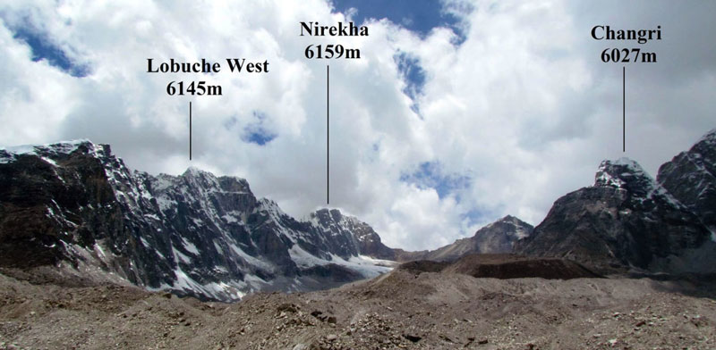 ニレカ、ネパールピーククライミング