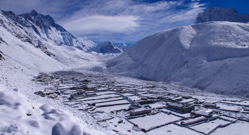 ネパールの冬シーズン